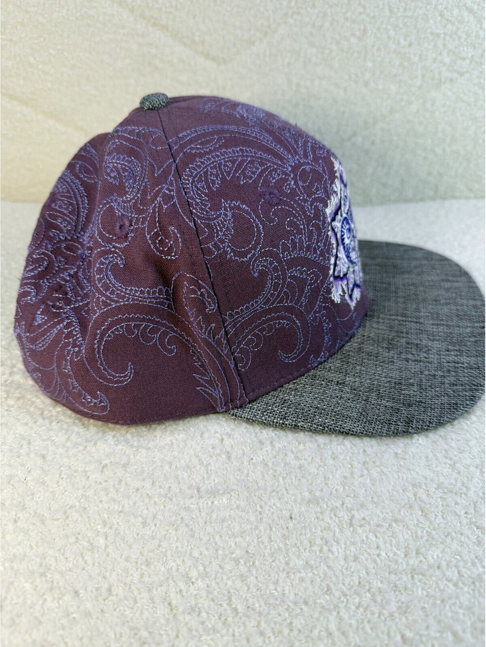 Grassroots California Randal Roberts Mandala Snapback Cap Hat Purple S/M Ltd Ed - Picture 6 of 8